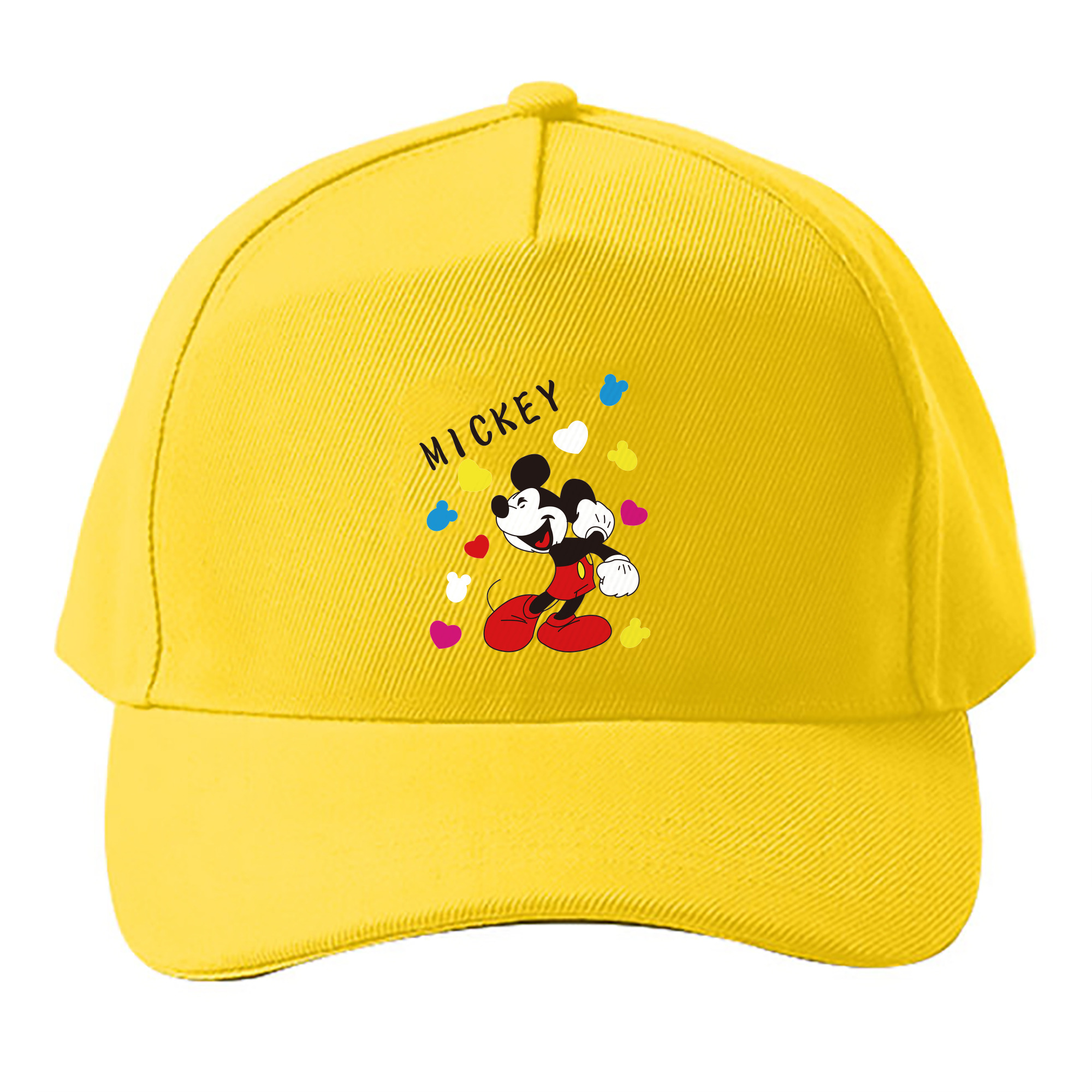 （画像用） ミッキーマウス Mickey Mouse ベースボールキャップ 綿100％ 男女兼用 帽子 スポーツ